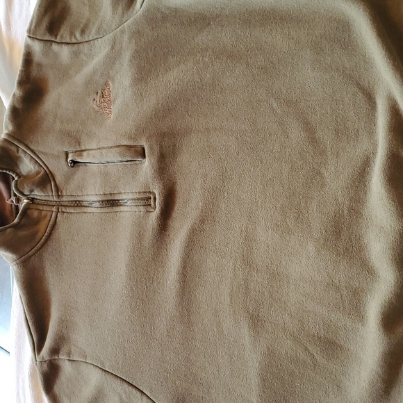 Ducks Unlimited Vintage Embroidered 1/4 zip with Pocket Pullover Sz L Sweatshirt - Picture 8 of 12